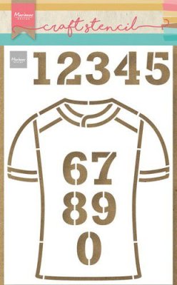 Marianne Design Craft Stencil - Team Shirt