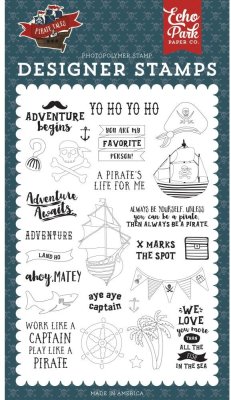 Echo Park Clear Stamp Set - Land Ho