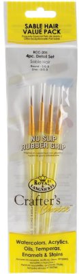Royal Brush Crafter's Choice Sable Brush Set (4 pack)