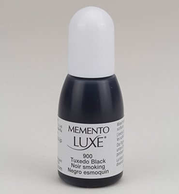 Tsukineko Memento Luxe Reinkers - Tuxedo Black