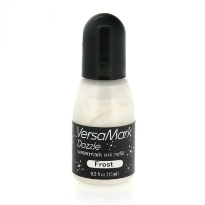 Tsukineko VersaMark Dazzle Ink Refill - Frost (15 ml)