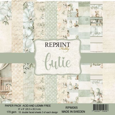 Reprint 8”x8” Paper Pack - Cutie Collections (15 sheets)