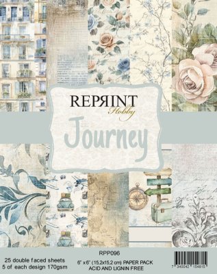 Reprint 6”x6” Paper Pack - Journey Collection (25 sheets)