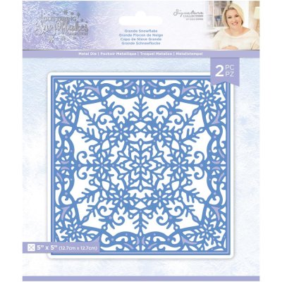 Crafters Companion Metal Dies - Glittering Snowflakes Grande Snowflake