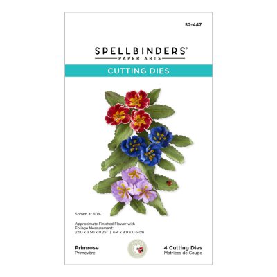 Spellbinders Etched Dies - Serenity Garden Primrose