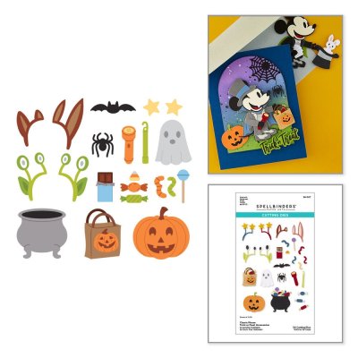 Spellbinders Etched Dies - Classic Mouse Trick-or-Treat Accessories