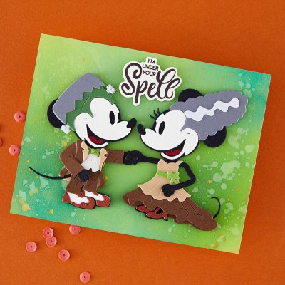 Spellbinders Etched Dies - Classic Mouse Costume Party (34 dies)