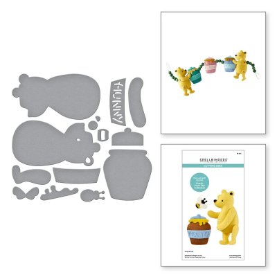 Spellbinders Etched Dies - Stitched Classic Pooh