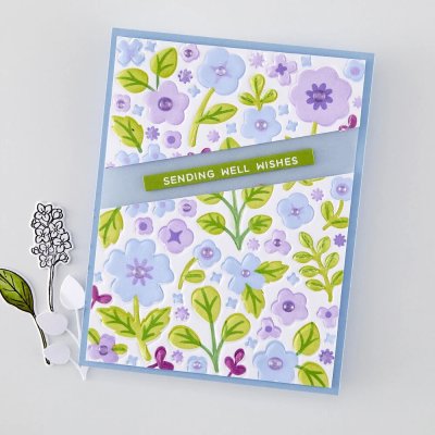 Hero Arts Stencils - Color Layering Meadow Blooms