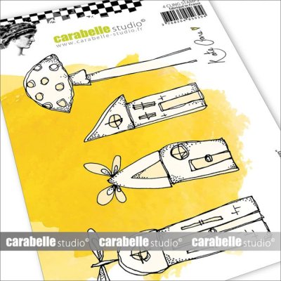 Carabelle Studio A6 Cling Stamps - Fairy Town