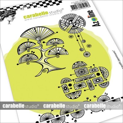 Carabelle Studio A6 Cling Stamps - Bonsai and Japanese Patterns