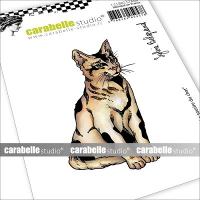 Carabelle Studio A7 Cling Stamps - Cat's smile