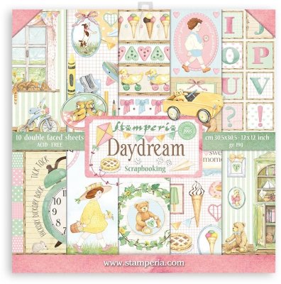 Stamperia 8"x8" Double-Sided Paper Pad - Daydream (10 sheets)