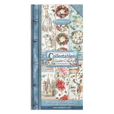 Stamperia 6”x12” Paper Pack - Winter Tales (10 sheets)