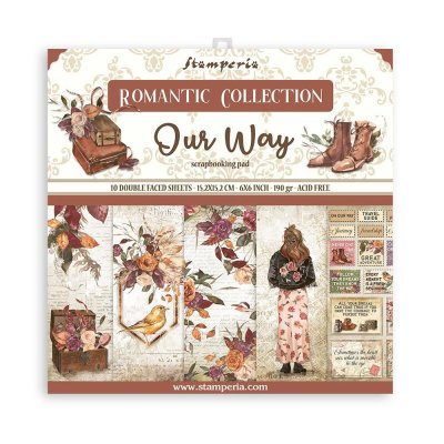 Stamperia Our Way 6”x6” Paper Pack - Our Way (10 sheets)