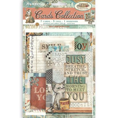 FÖRBESTÄLLNING! Stamperia Cards Collection - Furry Friends