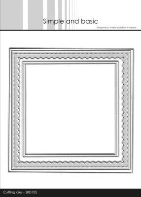 Simple and Basic Dies - Card Base Square with Inlay