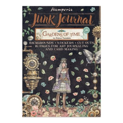 Stamperia Junk Journal - Gardens of Time Stickers, Backgrounds, Cut-Outs