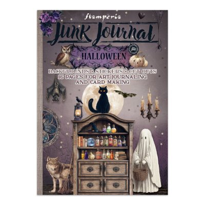 Stamperia Junk Journal - Halloween Backgrounds, Stickers, Cut-Outs
