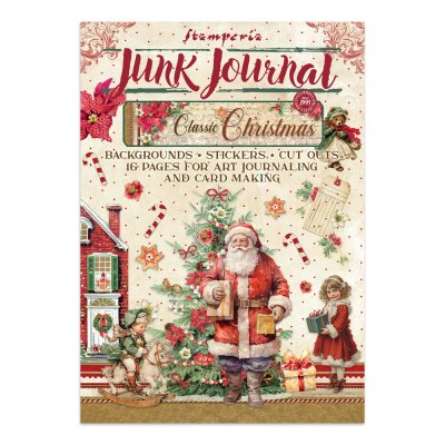 Stamperia Junk Journal - Classic Christmas Backgrounds, Stickers, Cut-Outs
