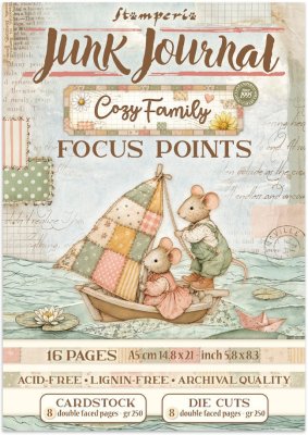 Stamperia A5 Junk Journal - Cozy Family