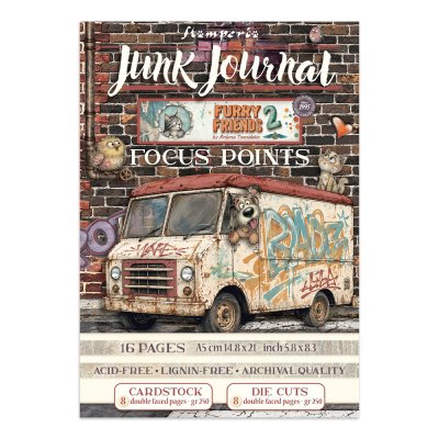 Stamperia A5 Junk Journal - Furry Friends 2 Focus Points