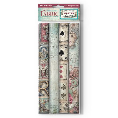 Stamperia 12”x12” Fabric Sheets - Master of Magic