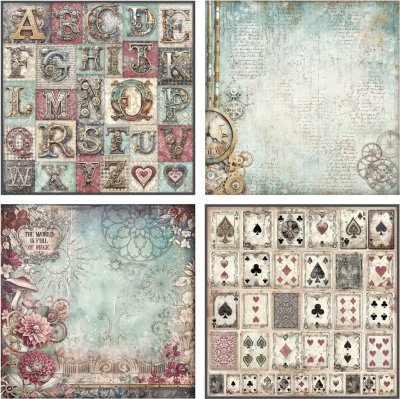 Stamperia 12”x12” Fabric Sheets - Master of Magic