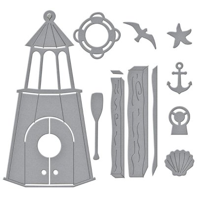 Spellbinders Etched Dies - Build A Summer Birdhouse (6 dies)
