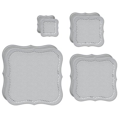 Spellbinders Etched Dies - Essential Classic Label (8 dies)
