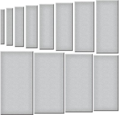 Spellbinders Etched Dies - Precision Layering Mini Slimline B (12 dies)