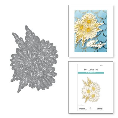 Spellbinders Etched Dies - Yana's Daisies