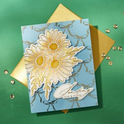 Spellbinders Etched Dies - Yana's Daisies