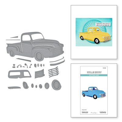 Spellbinders Etched Dies - Classic Road Legends Timeless Truck
