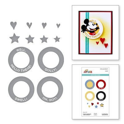 Spellbinders Etched Dies - Say Cheese Classic Mouse Collection Frame & Sentiments