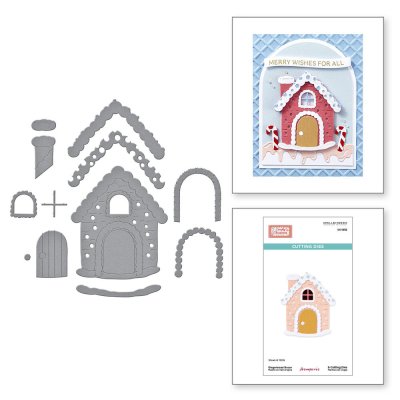 Spellbinders Etched Dies - Candy Christmas Gingerbread House (S4-1492)