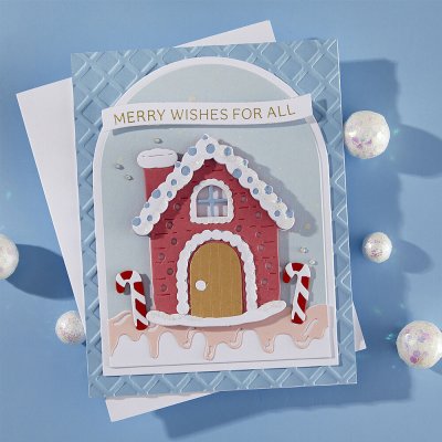 Spellbinders Etched Dies - Candy Christmas Gingerbread House (S4-1492)