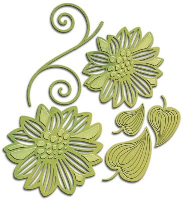 Spellbinders Shapeabilities Dies - Romantic Blooms 2 (4 dies)