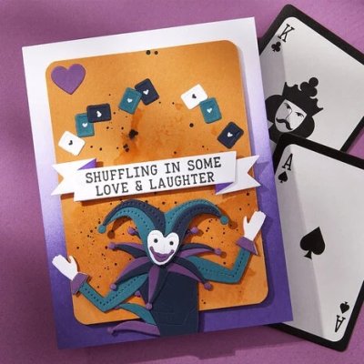 Spellbinders Etched Dies - Wild Joker