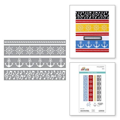 Spellbinders Etched Dies - Say Cheese Classic Mouse Collection Borders