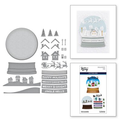 Spellbinders Etched Dies - Simon's Snow Globe by Simon Hurley