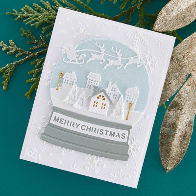 Spellbinders Etched Dies - Simon's Snow Globe by Simon Hurley