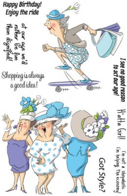 Art Impressions Cling Rubber Stamp - Got Style