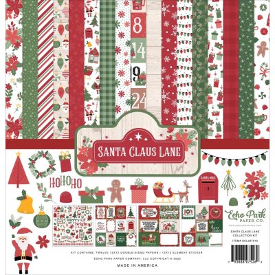 Echo Park 12"x12" Collection Kit - Santa Claus Lane (13 sheets)