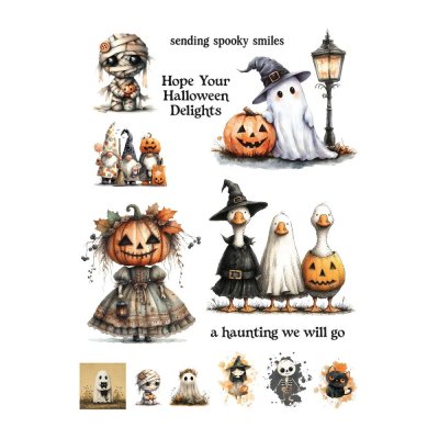 Spellbinders Rub-On Sheets - Tricks & Treats (2 pack)