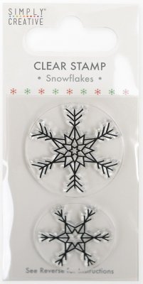 Simply Creative Clear Stamps - Snowflakes