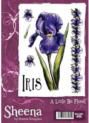 A Little Bit Floral Stamp Set - Iris by Sheena Douglass