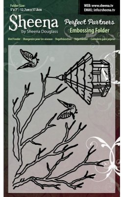 Perfect Partners Embossing Folder - Bird Feeder