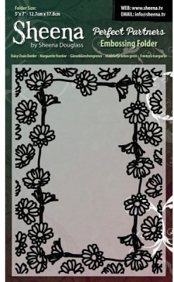 Perfect Partners Embossing Folder - Daisy Chain Border