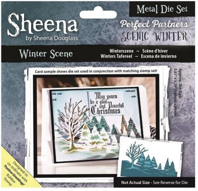 Sheena Douglass Perfect Partner Scenic Winter Dies - Winter Scene